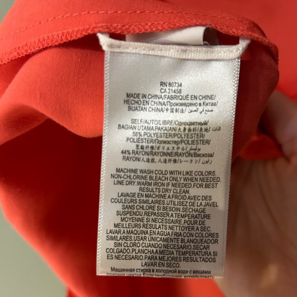 BCBG Maxazria scoop neck asymmetrical high low dress - Picture 3 of 4